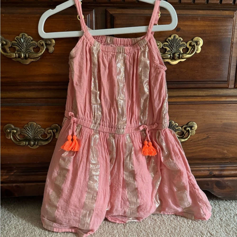 Boden metallic accented dress